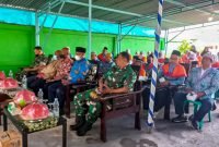 Acara pelepasan keberangkatan jemaah calon Haji di pelataran Kantor Kementrian Agama Mimika, Jalan Yos Sudarso, Sabtu (25/6/2022.