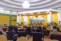 Rapat Paripurna II Masa Sidang II DPRD Mimika, Kamis (14/7/2022) di Gedung DPRD Kabupaten Mimika, Jalan Cendrawasih, Timika.