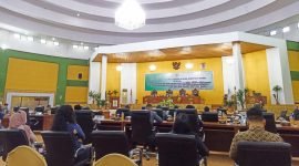 Rapat Paripurna II Masa Sidang II DPRD Mimika, Kamis (14/7/2022) di Gedung DPRD Kabupaten Mimika, Jalan Cendrawasih, Timika.