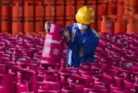 Ilistrasi tabung gas elpiji.