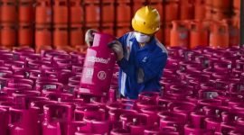 Ilistrasi tabung gas elpiji.