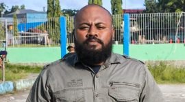 Ketua Papua Traditional Music Community, Yose Rizal Papuana Mayor