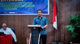 Kepala Dinas Kesehatan, Reynold Ubra menyosialisasikan program El Matador pada sebuah pertemuan di Ballroom Hotel Grand Tembaga, Kamis (13/10/2022).