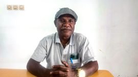 Kepala Dinas Ketahanan Pangan Kabupaten Mimika, Yulius Koga.