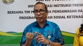 Kepala BPJS Ketenagakerjaan Cabang Mimika, Verry K. Boekan. 