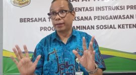 Kepala BPJS Ketenagakerjaan Cabang Mimika, Verry K. Boekan.
