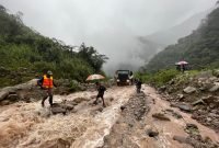Tampak situasi kondisi di area Mile Point 69, Distrik Tembagapura, Kabupaten Mimika, Papua Tengah. (Foto: Istimewa)