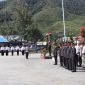 Suasana upacara bendera memperingati Hari Sumpah Pemuda ke-94 di lapangan Mako Polres Paniai. Upacara dipimipin Kapolres Paniai, Kompol Abdus Syukur Felani SIK Sebagai Irup. (Foto: Humas Polres Paniai) 