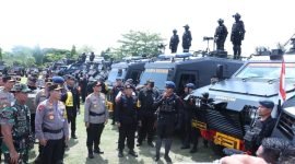 Kapolri dan Panglima TNI meninjau kesiapan SDM Polri dan TNI dalam pengamanan KTT G20 di Nusa Dua, Bali. 