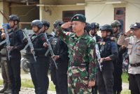 Para Personel Polri dan TNI di Dogiyai Mengikuti Upacara Memperingati hari Pahlawan 10 November 2022. (Foto: Humas Polres Dogiyai)