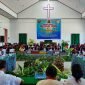 Tampak suasana Sidang Jemaat pertama GKI Paulus Timika, Sabtu (19/11/2022) di rumah ibadah GKI Paulus Timika, Jalan Mente Sempan, Nawaripi, Kecamatan Mimika Baru.