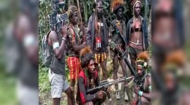 Pasukan TPNPB-OPM KODAP 8 Intan Jaya di bawah komando Panglima Undius kogoya. (Foto: Istimewa)