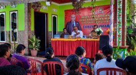 Tampak suasana reses I masa sidang I oleh Anggota DPRD Mimika dari Partai Gerindra, Tanzil Asharie, di RT 02 Kompleks Wowor, Kelurahan Kwamki Baru, Distrik Mimika Baru, Mimika, Papua Tengah, Senin (13/2/2023). 