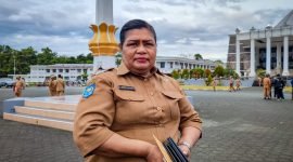 Kepala Dinas Pertanian, Tanaman Pangan, Hortikultura, dan Perkebunan Kabupaten Mimika, Alice Wanma. 