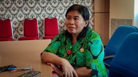 Kepala Badan Perencanaan dan Pembangunan Daerah Kabupaten Mimika, Yohana Paliling.