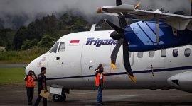 Maskapai pesawat Trigana Air hentikan penerbangan ke Dekai, Kabupaten Yahukimo, Papua Pegunungan. (Foto: Wikimedia Commons)
