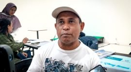 Kepala Bidang Haji dan Bimas Islam, Kementerian Agama Papua Barat, H Aziz Hegemur SAg MM.