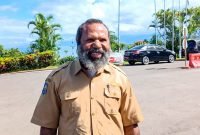 Kepala Bidang Perencanaan Otonomi Khusus Bappeda Papua Barat, Legius Wanimbo. 
