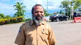Kepala Bidang Perencanaan Otonomi Khusus Bappeda Papua Barat, Legius Wanimbo. 