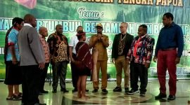 Pembukaan Rakerwil ke-1 GKII Wilayah II Pegunungan Tengah Papua di Graha Eme Neme Yauware, Timika, Papua Tengah, Selasa (29/3/2023).