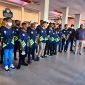 Kepala Dinas Pemuda dan Olahraga Pariwisata Ekonomi Kreatif Provinsi Papua Selatan, Soleman Jambormias, memberikan arahan kepada para pemain.