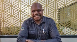 Tokoh Masyarakat Kamoro, Dr. Leonardus Tumuka, S.Ip., M.Si.