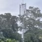 Salah satu tower BTS di Mapar, Distrik Mimika Barat Tengah, Kabupaten Mimika, Papua Tengah yang tidak lagi berfungsi.