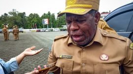 Penjabat Sekretaris Daerah Kabupaten Mimika, Petrus Yumte. 