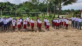 Ilustrasi pendidikan di Papua.