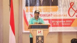 Ketua Bawaslu Mimika periode 2023-2028, Frans Wetipo.