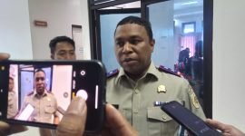 Kepala Kantor Wilayah Badan Pertanahan Nasional Provinsi Papua, Dr. Roy Eduard Fabian Wayoi, S.sos., M.MT. (foto: Galeri Papua /Jefri Manehat)