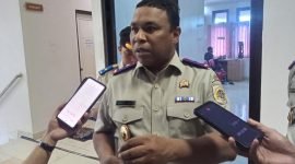 Kepala Kantor Wilayah Badan Pertanahan Nasional Provinsi Papua, Dr. Roy Eduard Fabian Wayoi, S.sos., M.MT. (foto: Galeri Papua /Jefri Manehat)