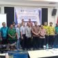 Foto bersama Pemerintah Kabupaten Mimika dengan UNICEF dan stakeholder terkait pada Kick Off Papua Tangguh mewujudkan Kabupaten Mimika Stop Buang Air Besar Sembarangan tahun 2024. (Foto: Galeri Papua/Jefri Manehat)