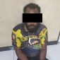 Altau, anggota KKB Ndugama pimpinan Egianus Kogoya, diamankan di Polres Nabire, Papua Tengah. (Foto: Istimewa/Satgas Humas Ops Damai Cartenz 2023)