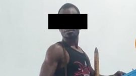 YT, seorang penyuplai bahan makanan sekaligus penadah dana bagi KKB pimpinan Egianus Kogoya. (Foto: Istimewa/Humas Polda Papua)