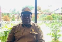 Kepala Dinas Koperasi dan Usaha Kecil Menengah Kabupaten Mimika, Petrus Yumte. (Foto: Galeri Papua/Jefri Manehat)