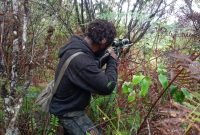 Salah satu anggota TPNPB Kodap 35 Bintang Timur pimpinan Ananias Ati Mimin. (Foto: Istimewa/TPNPB-OPM)