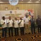 Foto bersama Pengurus KONI PPS dan KONI empat kabupaten yakni Merauke, Mappi, Asmat dan Boven Digoel usai Rakerprov di Swissbel Hotel Merauke. (Foto: Istimewa/Humas Pemda Merauke)