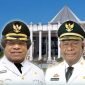 Bupati Mimika, Eltinus Omaleng, dan Wakil Bupati Mimika, Johannes Rettob. (Foto: Galeri Papua)