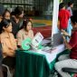 Antusias para murid dalam mengikuti Education Fair 2023 yang digelar Yayasan Pendidikan Jayawijaya (YPJ) di SMP YPJ Kuala Kencana, Kabupaten Mimika, Papua Tengah. (Foto: Istimewa/Corporate Communication PT Freeport Indonesia)