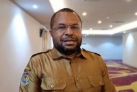 Kepala Bappeda Provinsi Papua Tengah, Jull Eddy Way. (Foto: Galeri Papua/Moh. Wahyu Welerubun)