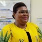 Kepala Dinas Tanaman Pangan, Holtikultura, dan Perkebunan Kabupaten Mimika, Alice Irene Wanma. (Foto: Galeri Papua/Moh. Wahyu Welerubun)