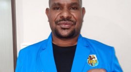 Ketua DPD KNPI Mimika, Awenes Imingkawak. (Foto: Istimewa)