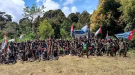 Tentara Pembebasan Nasional Papua Barat - Organisasi Papua Merdeka (TPNPB-OPM) Komando Daerah Pertahanan (Kodap) XXXI Noukai Deiyai. (Foto: Istimewa/TPNPB-OPM)