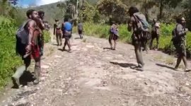 Anggota KKB Papua wilayah Intan Jaya. (Foto: Istimewa/Satgas Humas Damai Cartenz 2024) 