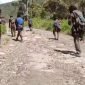 Anggota KKB Papua wilayah Intan Jaya. (Foto: Istimewa/Satgas Humas Damai Cartenz 2024) 