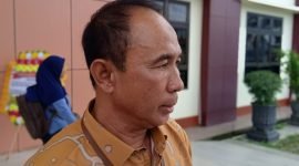 Kepala BNNK Mimika, Kompol Mursaling saat ditemui di Kantor Pengadilan Negeri Mimika, Selasa (9/1/2024). (Foto: Galeri Papua/Moh. Wahyu Welerubun)