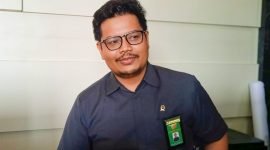 Humas PN Timika, Muh. Khusnul Fauzi Zainal. (Foto: Galeri Papua/Moh. Wahyu Welerubun)