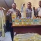 Sejumlah barang bukti yang diamankan saat razia miras di dermaga Pelabuhan Pomako, Kampung Pomako, Distrik Mimika Timur, Kabupaten Mimika, Papua Tengah, Kamis (18/1/2024). (Foto: Istimewa/Humas Polres Mimika)