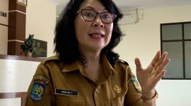 Kepala Dinas Peternakan dan Kesehatan Hewan Kabupaten Mimika, drh. Sabelina Fitriani. (Foto: Galeri Papua/Moh. Wahyu Welerubun)